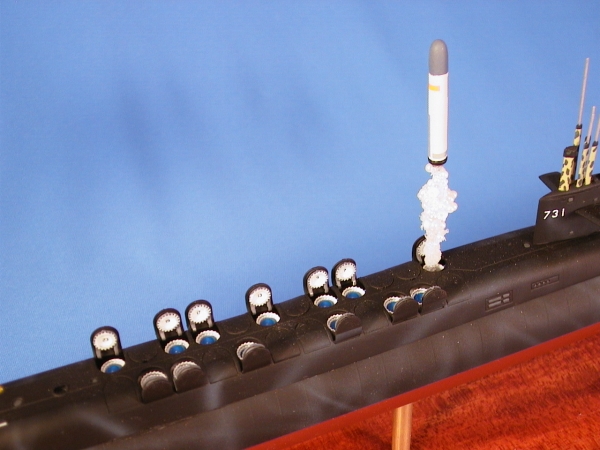 Trident Missile Model Close Up