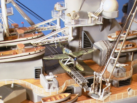 Bismarck Arado on Deck