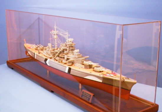 1/200th Scale German Bismarck Model