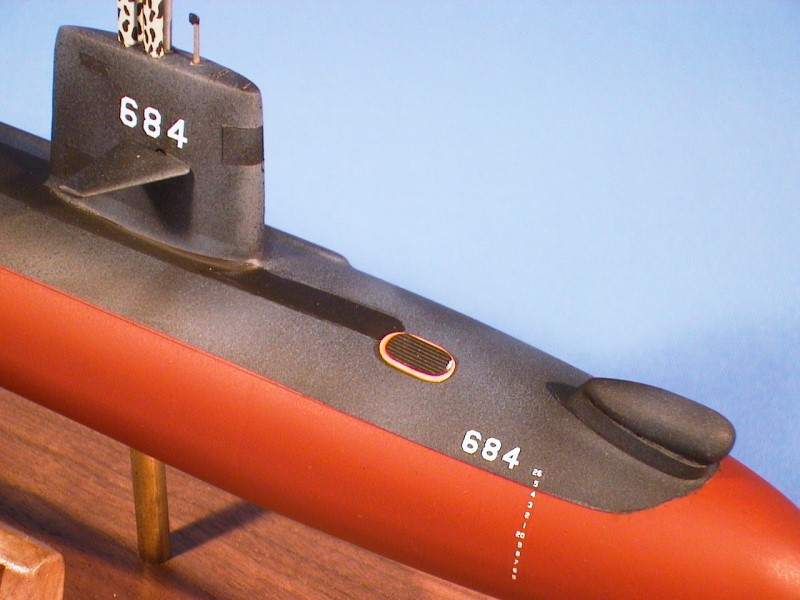Long Hull Sturgeon Class Submarine Model